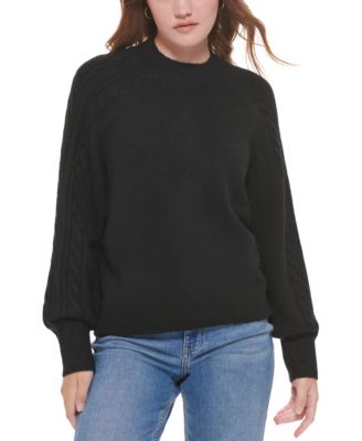 Calvin Klein Jeans - Women's Cable Knit Crewneck Sweater