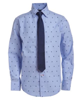 Tommy Hilfiger - 2-Pc. Shirt & Tie Set, Big Boys (8-20)