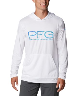 Columbia - Men's Terminal Tackle PFG™ Hooks Moisture-Wicking UPF 50 Logo-Print Hoodie