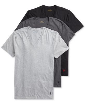 Polo Ralph Lauren - Men's 3-Pk. Cotton Classic V-Neck T-Shirts