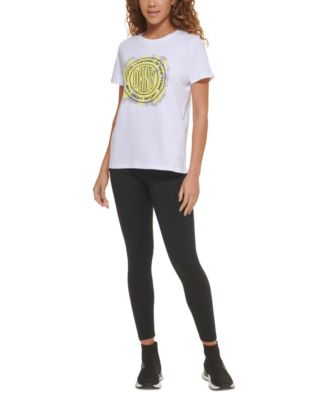 DKNY - Women's Performance Cotton Crew-Neck Graphic T-Shirt