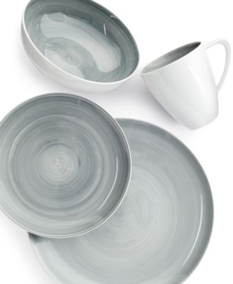 Mikasa - Savona Grey 4-Piece Place Setting