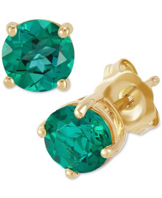 Macy's Brand - Birthstone Stud Earrings in 14k Gold or 14k White Gold