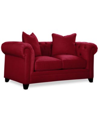 Furniture - Kallison Fabric Loveseat
