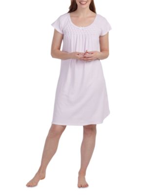 Miss Elaine - Women's Printed Short-Sleeve Nightgown