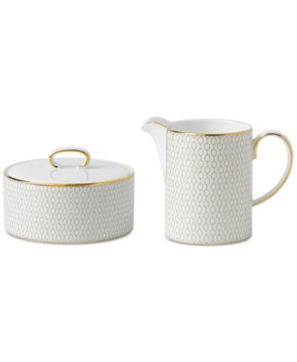 Wedgwood - Gio Gold Cream & Sugar Set