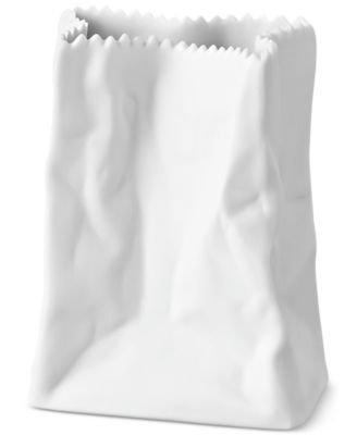 Rosenthal - Porcelain White Bag T&uuml;tenvase Mini 3.5" Vase