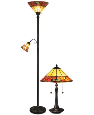 Dale Tiffany - Genoa Metal Lamp Set