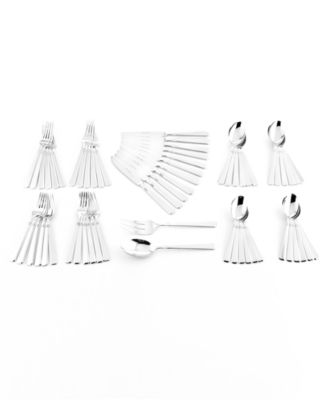 J.A. Henckels - Metrona 18/10 Stainless Steel 62-Pc. Flatware Set, Service for 12