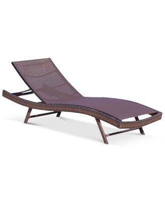 Noble House - Telman Chaise Lounge, Direct Ship