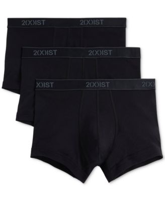 2(x)ist - Men's Essential No-Show Trunks 3-Pack