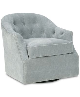 Furniture - Calvin Swivel Chair, Quick Ship