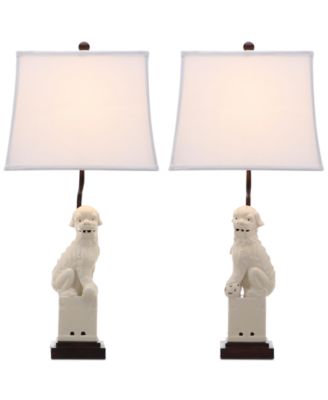 Safavieh - Foo Dog Set of 2 Table Lamps