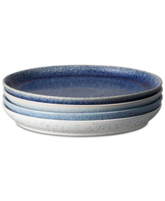 Denby - Studio Blue 4-Pc. Coupe Dinner Plate Set