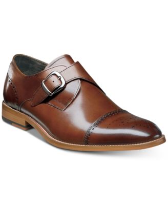 Stacy Adams - Men's Duncan Cap-Toe Single Monk Strap Shoes
