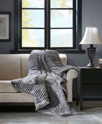 Premier Comfort - Parker 60" x 70" Corduroy Plush Down-Alternative Throw