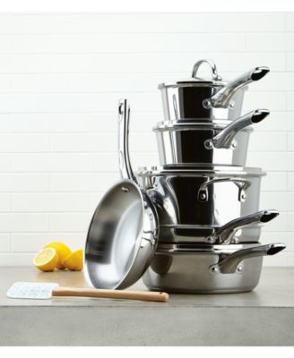 Ayesha Curry - Home Collection 11-Pc. Stainless Steel Cookware Set