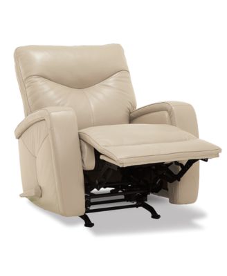 Furniture - Leather Pushback Rocker Recliner