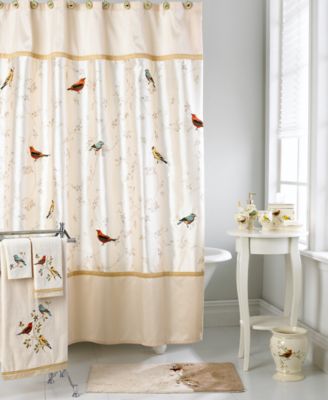 Avanti - Gilded Birds Shower Curtain