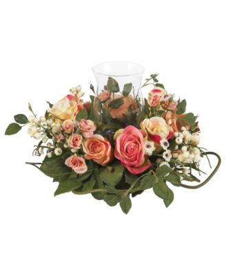 Nearly Natural - Rose Candelabrum Artificial Arrangement