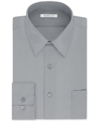 Van Heusen - Men's Tall Classic/Regular Fit Wrinkle Free Poplin Solid Dress Shirt