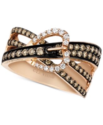 Le Vian - Diamond Belt Buckle Ring (9/10 ct. t.w.) in 14k Rose Gold