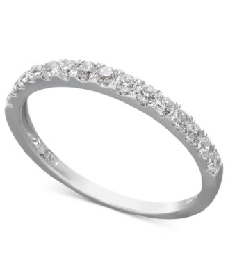 Arabella - 14k White Gold Ring, Cubic Zirconia Wedding Band (1 ct. t.w.)