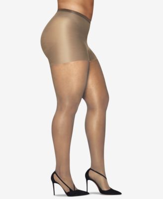 Hanes - Curves Plus Size Silky Sheer Pantyhose