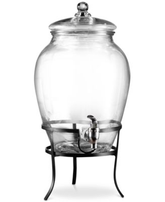 Style Setter - 338-Oz. Beverage Dispenser with Metal Rack