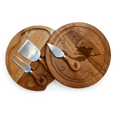 Disney - 's Little Mermaid Acacia Brie Cheese Cutting Board & Tools Set