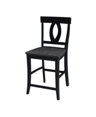 International Concepts - Cosmo Counterheight Stool - 24"Seat Height - WaSeat Heighted FiniSeat Height