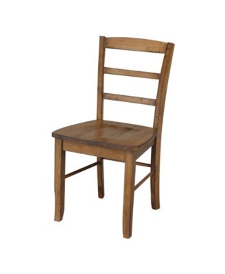 International Concepts - Madrid Ladder-back Chair, Set of 2