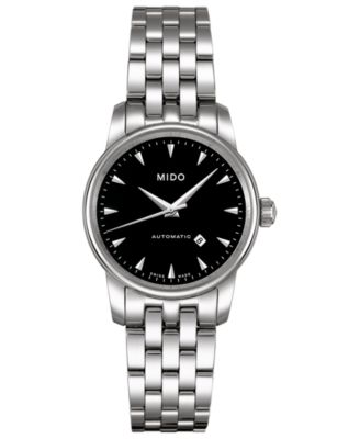 Mido - Women's Swiss Automatic Baroncelli Stainless Steel Bracelet Watch 29mm