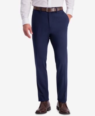 Kenneth Cole Reaction - Men's Slim-Fit Shadow Check Dress Pants