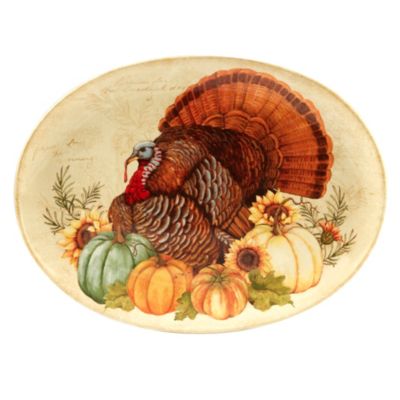 Certified International - Autumn Fields Oval Turkey Platter