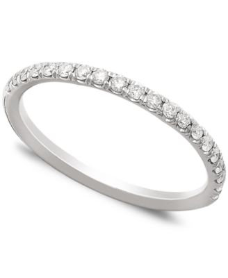 Macy's Brand - Pave Diamond Band Ring in 14k Gold, Rose Gold or White Gold (1/4 ct. t.w.)