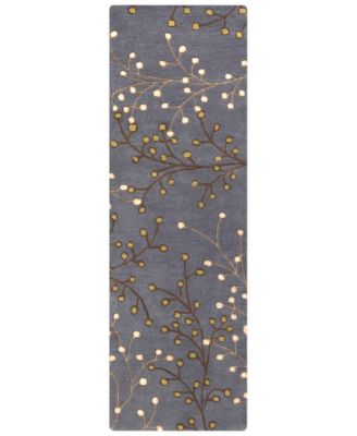 Surya - Athena ATH-5125 Navy 3' x 12' Runner Area Rug