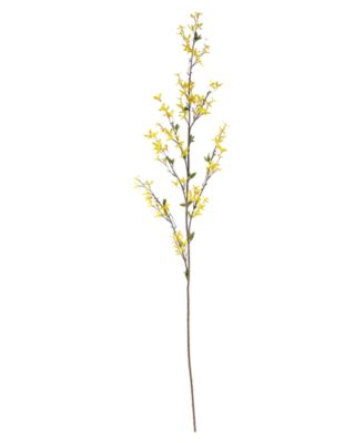 Nearly Natural - 55" Forsythia Artificial Flower, Set of 3