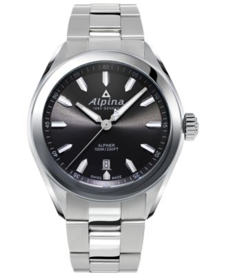Alpina - Men's Swiss Alpiner Stainless Steel Bracelet Watch 42mm