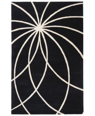 Surya - Forum FM-7072 Black 6' x 9' Area Rug