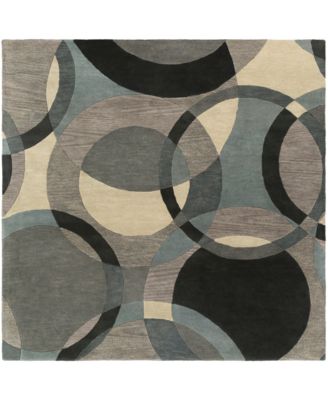 Surya - Forum FM-7193 Khaki 8' Square Area Rug