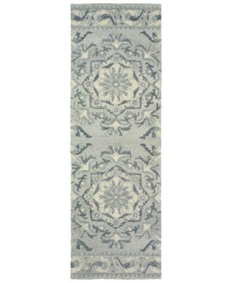 Oriental Weavers - Craft 93001 Ash/Ivory 2'6" x 8' Runner Area Rug