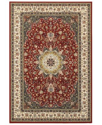 Oriental Weavers - Kashan 119N Red/Ivory 6'7" x 9'6" Area Rug