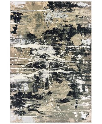Oriental Weavers - Bowen 109E2 Black/Gold 6'7" x 9'6" Area Rug