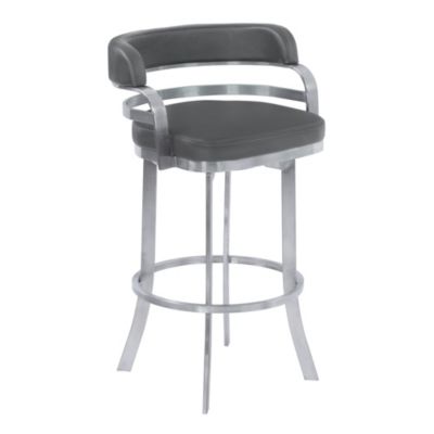 Armen Living - Prinz 26" Swivel Counter Stool, Quick Ship