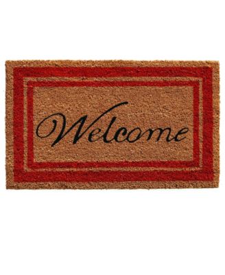 Home & More - Border Welcome 24" x 36" Coir/Vinyl Doormat
