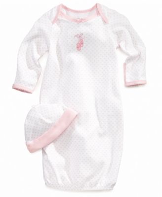 Little Me - Baby Set, Baby Girls Ballet Hearts Gown and Beanie