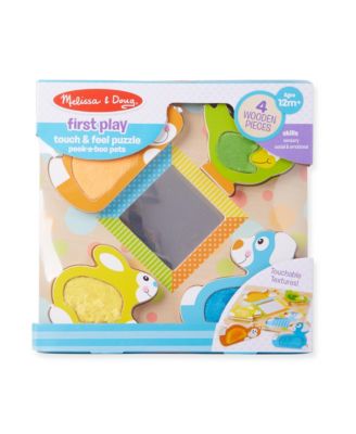 Melissa and Doug - Peek-a-Boo Touch  Feel Puzzle