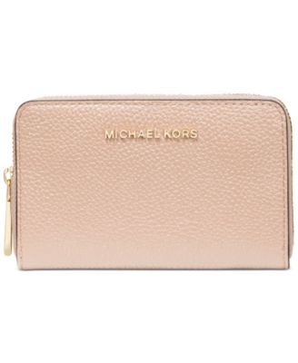 Michael Kors - Jet Set Leather Zip-Around Card Case