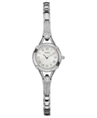 GUESS - Watch, Women's Silver Tone Bracelet 22mm U0135L1